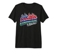 Drapeau Gambia is Always Home Flames Gambian Pride T-Shirt Haut de Gamme