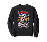 Drapeau gambien Petit mais Puissant de la Gambie Fierté Sweatshirt
