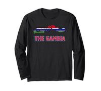 Drapeau gambien pour Hommes, Femmes, Enfants, la Gambie Manche Longue