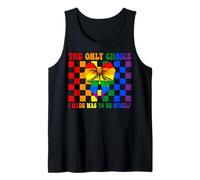Drapeau Gay Pride Girl The Only Choice I Made Was To Be Myself Débardeur