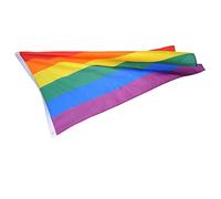 Drapeau Gay Rainbow - Drapeaux LGBT Gay Lesbiennes Transgenres Bisexuels 3 x 2 Pieds | Grand drapeau arc-en- diversifié, drapeau de jardin gay, bannière extérieure de fierté lesbienne ga