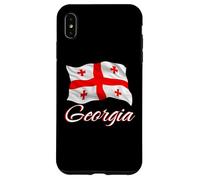 Drapeau géorgien patriotique de la Géorgie pour hommes, femmes, enfants Coque pour iPhone XS Max