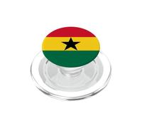Drapeau ghanéen cœur Racines fierté Afrique République Ghana PopSockets PopGrip pour MagSafe