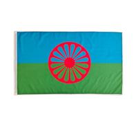 Drapeau gitan, drapeau gypsy 150 x 90 cm, drapeau romani, drapeau des gitans