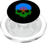 Drapeau Gitan Vintage Cadeau Gitane Gitan Peuple Rom PopSockets PopGrip pour MagSafe