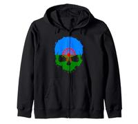 Drapeau Gitan Vintage Cadeau Gitane Gitan Peuple Rom Sweat à Capuche