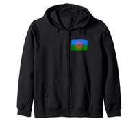 Drapeau Gitan Vintage Cadeau Gitane Gitan Peuple Rom Sweat à Capuche