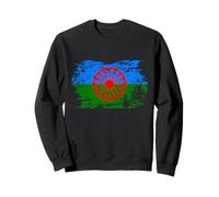 Drapeau Gitan Vintage Cadeau Gitane Gitan Peuple Rom Sweatshirt