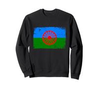 Drapeau Gitan Vintage Cadeau Gitane Gitan Peuple Rom Sweatshirt