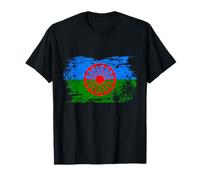 Drapeau Gitan Vintage Cadeau Gitane Gitan Peuple Rom T-Shirt