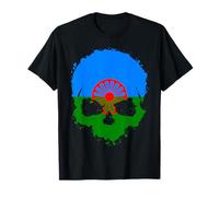 Drapeau Gitan Vintage Cadeau Gitane Gitan Peuple Rom T-Shirt