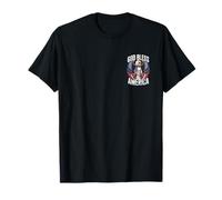 Drapeau « God Bless America » - Jésus - Aigle chrétien - Prière Patriotique T-Shirt