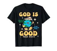 Drapeau « God is Good Jesus Loves You Earth » T-Shirt