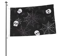 Drapeau gothique d'Halloween 6 x 0,9 m avec impression double face pour l'extérieur, les vacances, bannière cadeau avec œillets, toile de fond pour photo pour décoration intérieure et extérieure