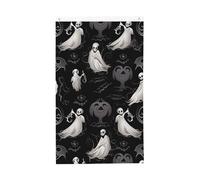 Drapeau gothique d'Halloween 9,5 x 1,5 m - Drapeau de jardin vertical double face - Drapeau de jardin pour l'extérieur de la cour et de la maison - Bannière amusante - Décoration de la maison