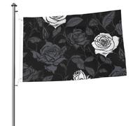 Drapeau gothique rose 6,1 x 0,9 m - Impression double face - Drapeau de jardin pour l'extérieur - Bannière cadeau avec œillets - Toile de fond pour photo pour décoration intérieure et extérieure