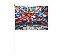 Drapeau graffiti choc dix pièces imprimé double face 14 x 20,8 cm, adapté pour encourager les activités d'équipe