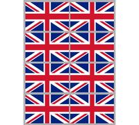 Drapeau Grande Bretagne (8 Fois 9.5x6.3 Cm) - Sticker/Autocollant