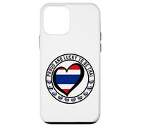 Drapeau Graphique « Proud and Lucky to Be Thai I Love Thaïlande » Coque pour iPhone 12 Mini