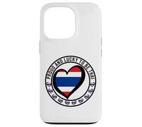 Drapeau Graphique « Proud and Lucky to Be Thai I Love Thaïlande » Coque pour iPhone 13 Pro