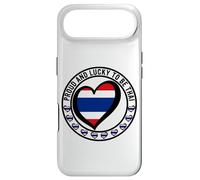 Drapeau Graphique « Proud and Lucky to Be Thai I Love Thaïlande » Coque pour iPhone Air