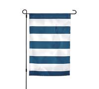 Drapeau grec de jardin 30,5 x 45,7 cm. Décoration extérieure lumineuse double face apporte un peu de plaisir à votre jardin.