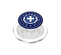 Drapeau Grec Grand Sceau Grèce PopSockets PopGrip pour MagSafe