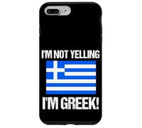 Drapeau Grec « I'm Not Yelling » Coque pour iPhone 7 Plus/8 Plus