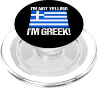 Drapeau Grec « I'm Not Yelling » PopSockets PopGrip pour MagSafe