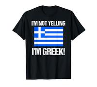 Drapeau Grec « I'm Not Yelling » T-Shirt