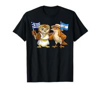 Drapeau Grèce Argentine Racines Gréco-Argentines Héritage T-Shirt