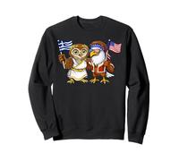 Drapeau Grèce et des États-Unis Origines gréco-américaines Sweatshirt