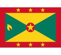 Drapeau Grenade (15x10cm) - Sticker