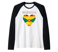 Drapeau Grenade Cœur Manche Raglan