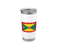 Drapeau Grenade de Grenade Gobelet isotherme en acier inoxydable double paroi