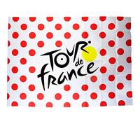 Drapeau - Grimpeur Maillot à pois - Tour de France de cyclisme - Collection officielle - 140 x 90 cm