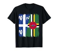 Drapeau Guadeloupe et Martinique Dominique T-Shirt