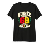 Drapeau Guinée Conakry Jour de l'indépendance 2026 Poing surélevé T-Shirt Haut de Gamme