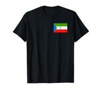 Drapeau Guinée équatoriale T-Shirt Graphique avec Valeur