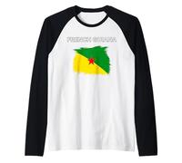 Drapeau Guyane Française Manche Raglan