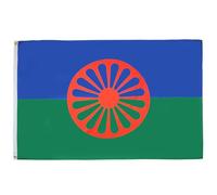 Drapeau Gypsi 90x60cm - Drapeau Rom - Tzigane - gitan - voyageur 60 x 90 cm - Drapeaux - AZ FLAG
