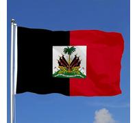Drapeau Haïti 1964-1986, d'après une image Drapeau De Jardin | pelouse drapeaux couleurs éclatantes extérieur drapeaux pour Jardin Porche Chambre à Coucher