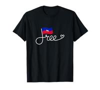 Drapeau Haïti Gratuit - Art de la liberté haïtienne T-Shirt