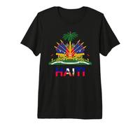 Drapeau Haïti Jour Pride Tradition Né Créole Haïtien 2024 T-Shirt Haut de Gamme