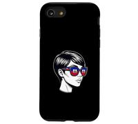 Drapeau Haïti pour Femme Voyage Vacances Fierté Nationale Coque pour iPhone SE (2020) / 7/8