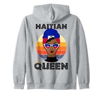 Drapeau haïtien Haïti Reine Haïtienne Femmes Haïtiennes Filles Sweat à Capuche