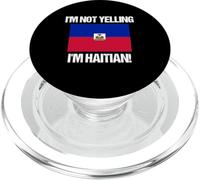 Drapeau haïtien « I'm Not Yelling » PopSockets PopGrip pour MagSafe
