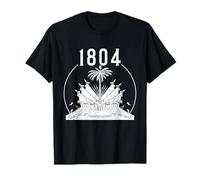 Drapeau haïtien Jour Pride 1804 Haïti Première République noire T-Shirt