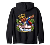 Drapeau haïtien Prince Boy Dabbing Haïti Jour Fier Enfants Sweat à Capuche