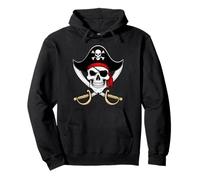 Drapeau Halloween Crâne Pirate Jolly Roger Sweat à Capuche